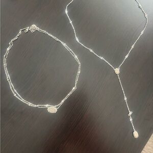 Elegant Silver Necklace Set